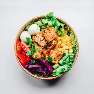 Bowl of freshly prepared food